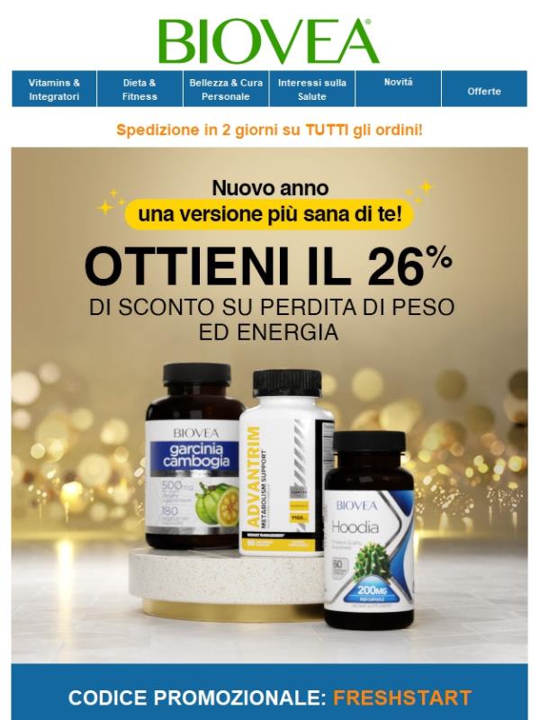 🔆Anno nuovo, una versione più sana di te – Sconto del 26% da subito!