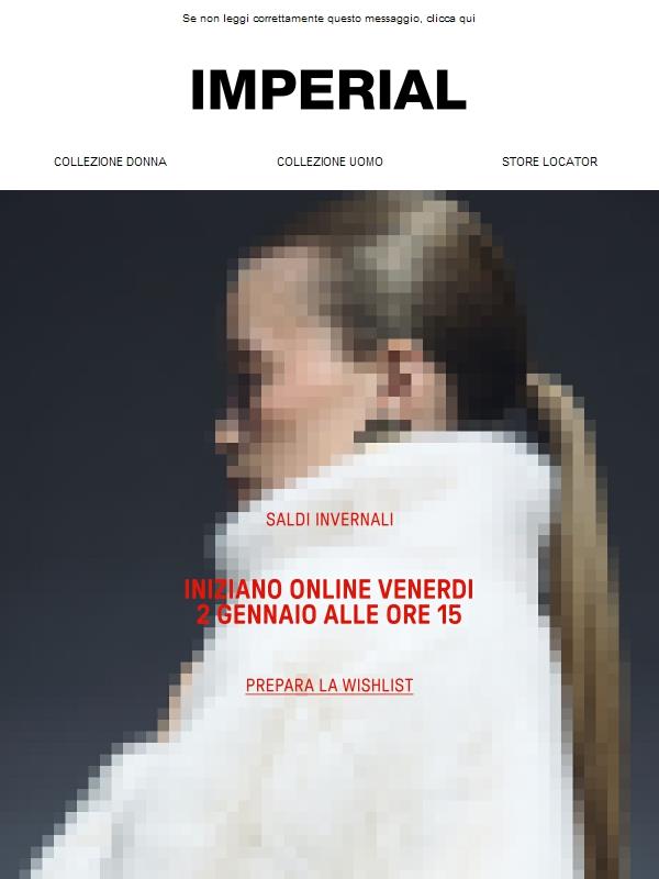 Prepara la tua wishlist: I SALDI INIZIANO DOMANI