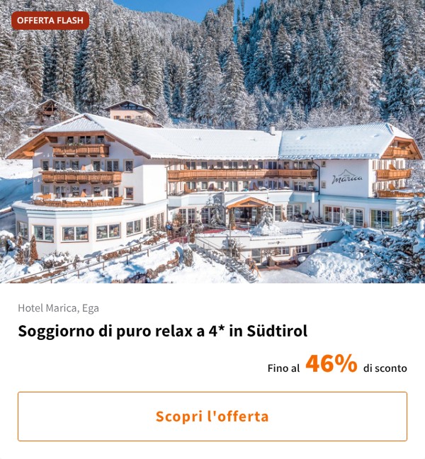 Soggiorno di puro relax a 4* in Südtirol