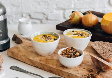 Roasted pumpkin soup