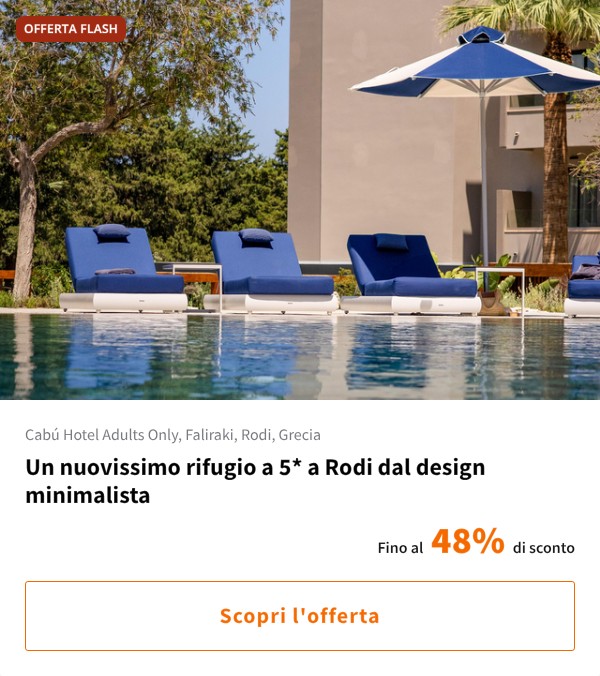 Un nuovissimo rifugio a 5* a Rodi dal design minimalista