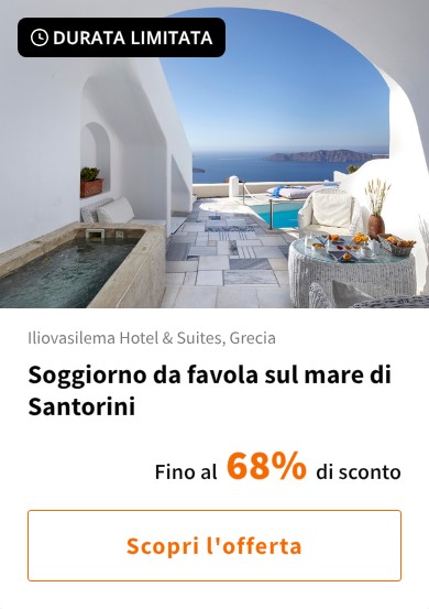 Soggiorno da favola sul mare di Santorini