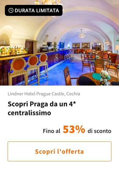 Scopri Praga da un 4* centralissimo