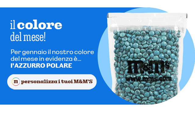 PERSONALIZZA I TUOI M&M'S