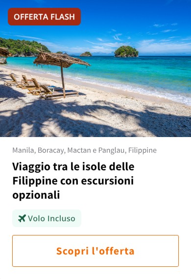 Viaggio tra le isole delle Filippine con escursioni opzionali