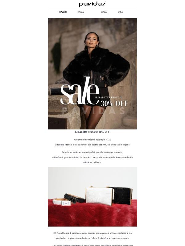 Elisabetta Franchi: 30% off🛍️