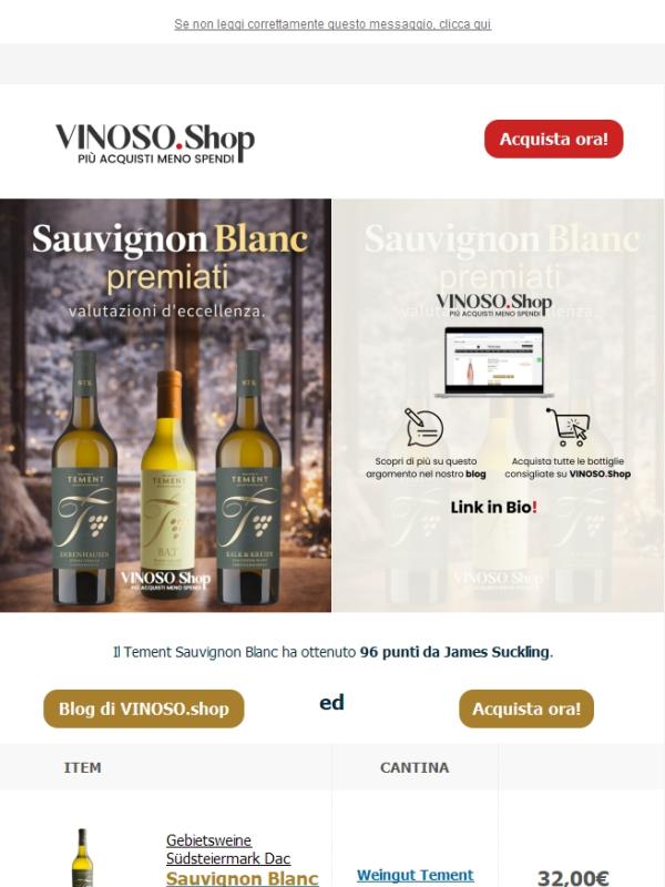 🥇 VINOSO | Un punteggio che segnala un vino d'eccellenza assoluta