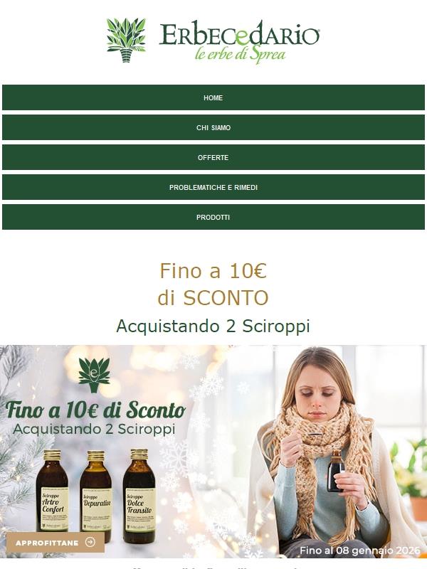 ❄️ Inverno più sereno: scegli 2 sciroppi e risparmia fino a 10€