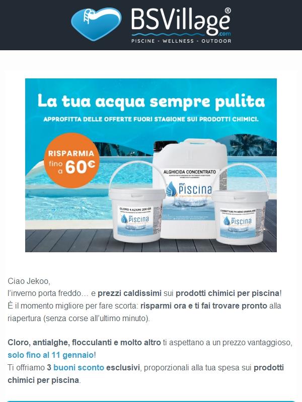 Approfitta dei tuoi Codici Sconto e Risparmia fino a 60€ sui Prodotti Chimici!