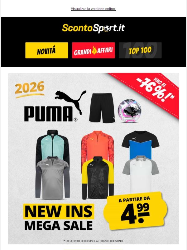 PUMA MEGA SALE a partire da 4,99 €! 🤯🐾