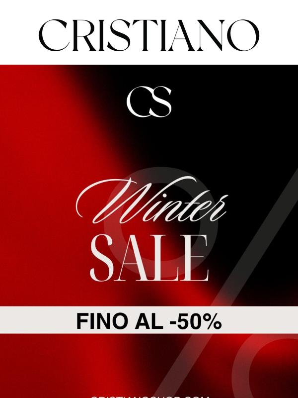 🚀 Saldi Invernali ora online: -50%