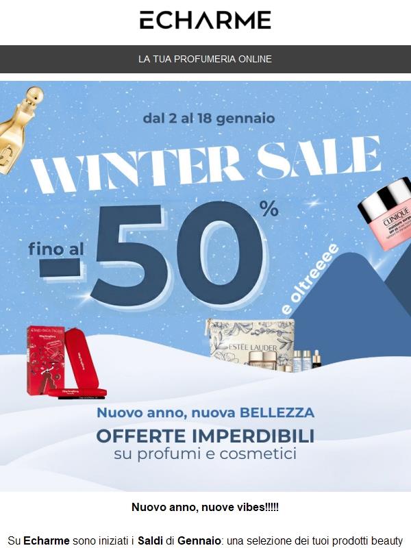 💄 Beauty Sale: fino al -50% su eCharme