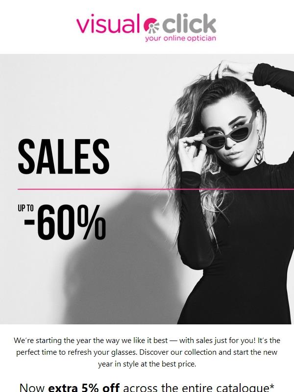 New year, new glasses: the SALES are waiting for you