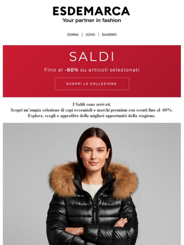 I Saldi sono iniziati! Fino al -60% sui tuoi marchi preferiti