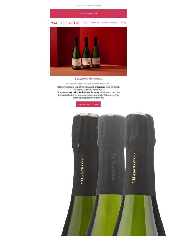 Champagne Catherine Ronseaux: eleganza dalla Côte de Blancs