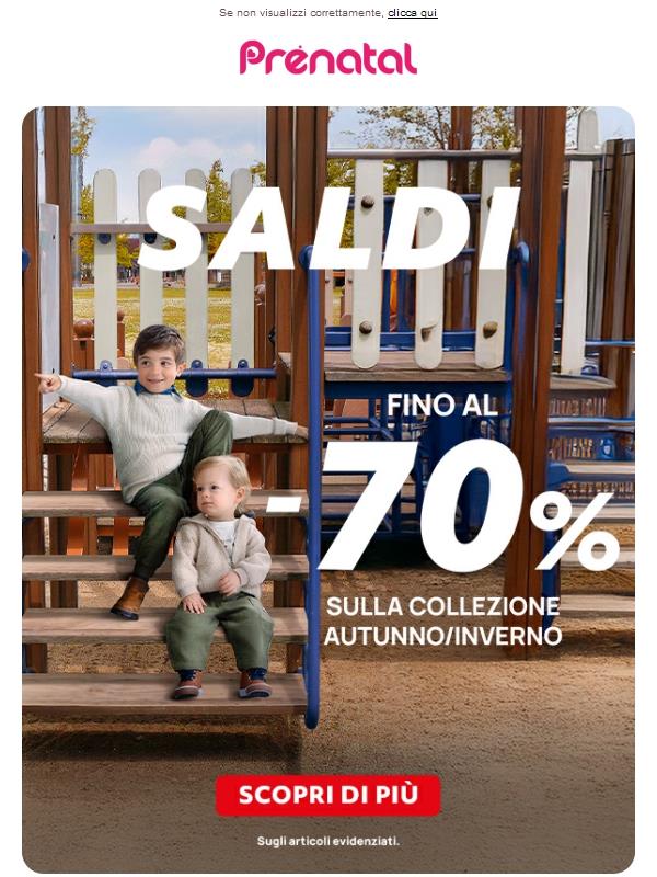 Pronti? Iniziano i saldi fino al -70%