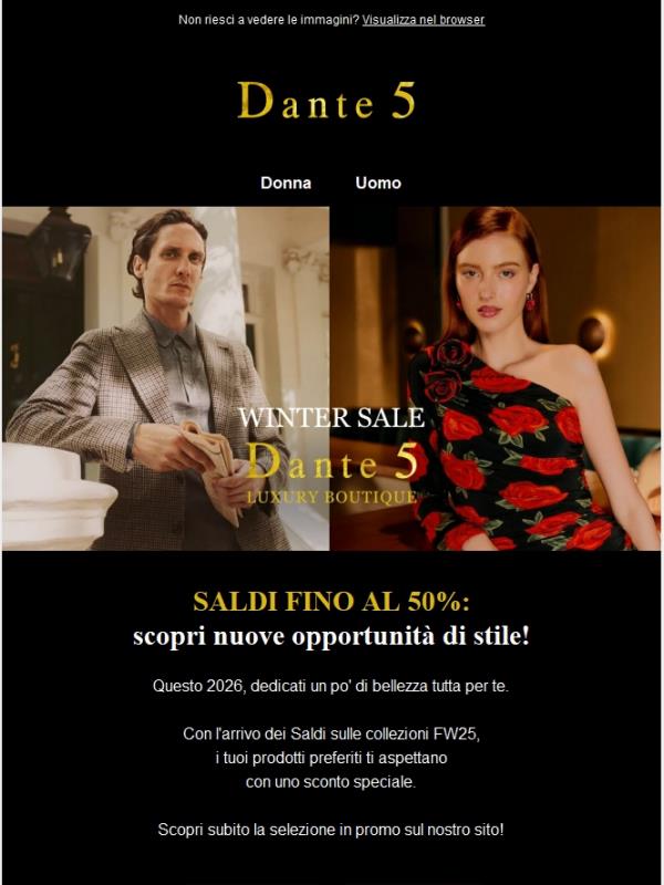 Promo | Saldi fino al 50%