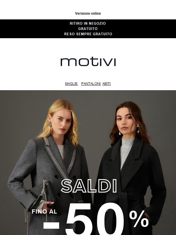 Da ora: Fino al 50% su TUTTO 🔥