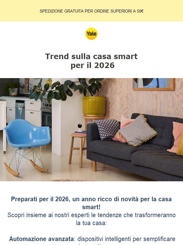 Scopri i trend 2026 per una casa smart!