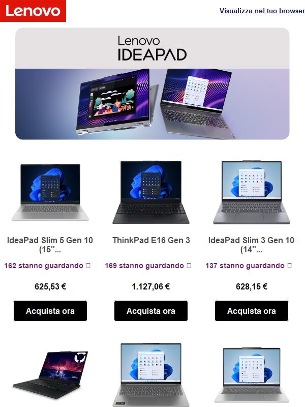 Nuove scelte personalizzate solo per te!