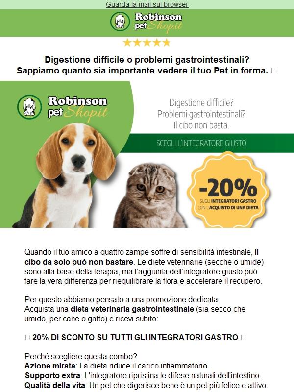 🐾 Problemi di pancia? Scopri la combo per il suo benessere!