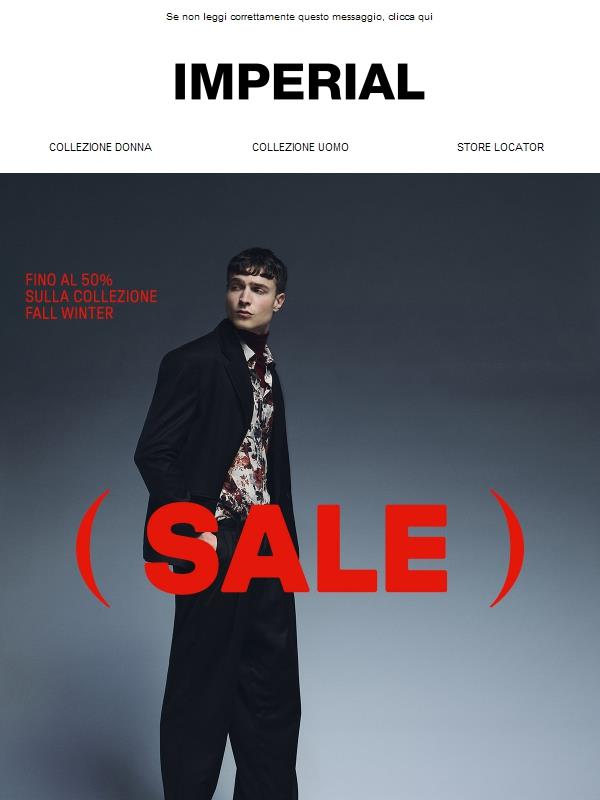 SALDI Imperial fino al 50%