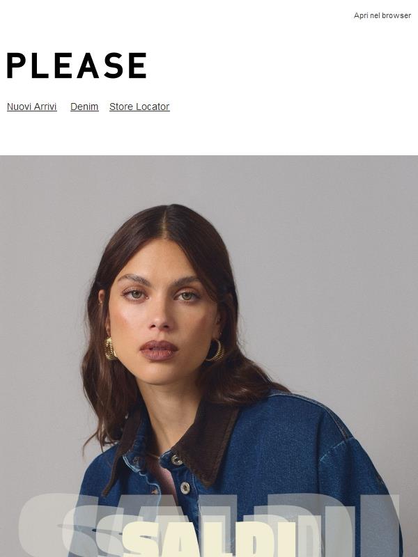 PLEASE, FINALMENTE È TEMPO DI SALDI!