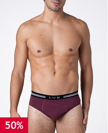 Slip Comfort 360 Stretch Cotton, bordeaux