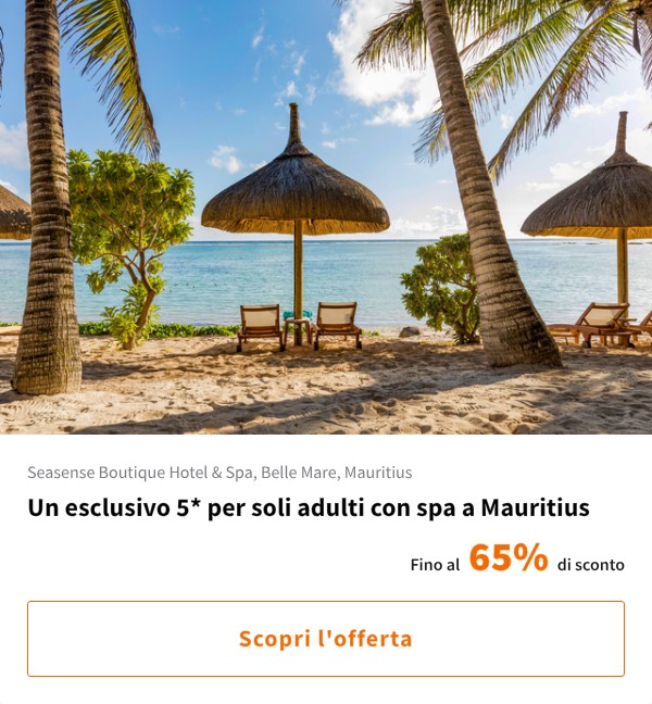Un esclusivo 5* per soli adulti con spa a Mauritius