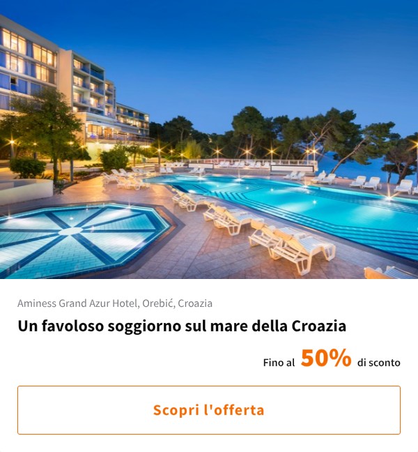 Un favoloso soggiorno sul mare della Croazia