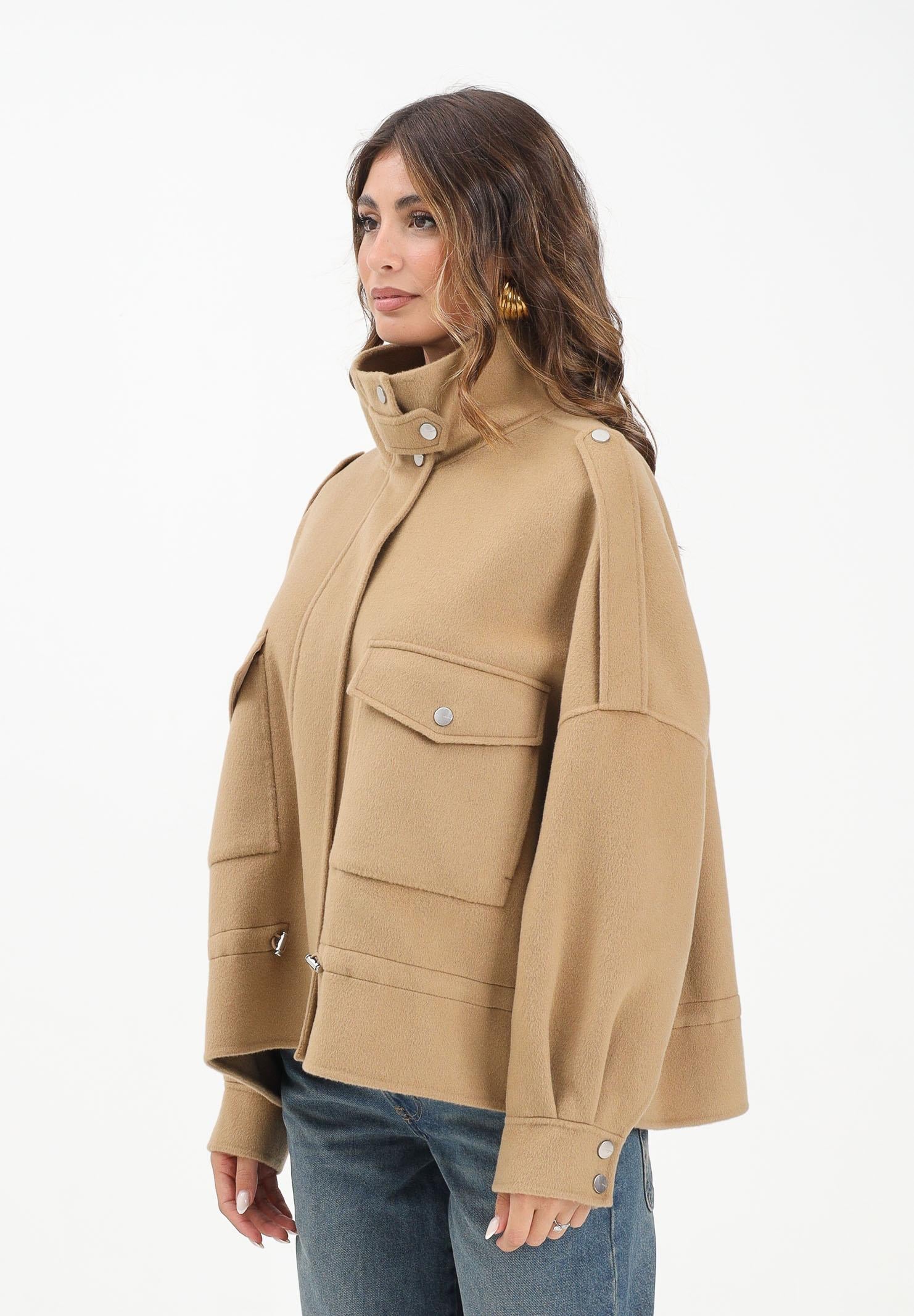 Image of PINKO Caban cammello da donna