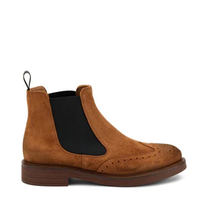 Chelsea Oxford Donna Camoscio Cuoio