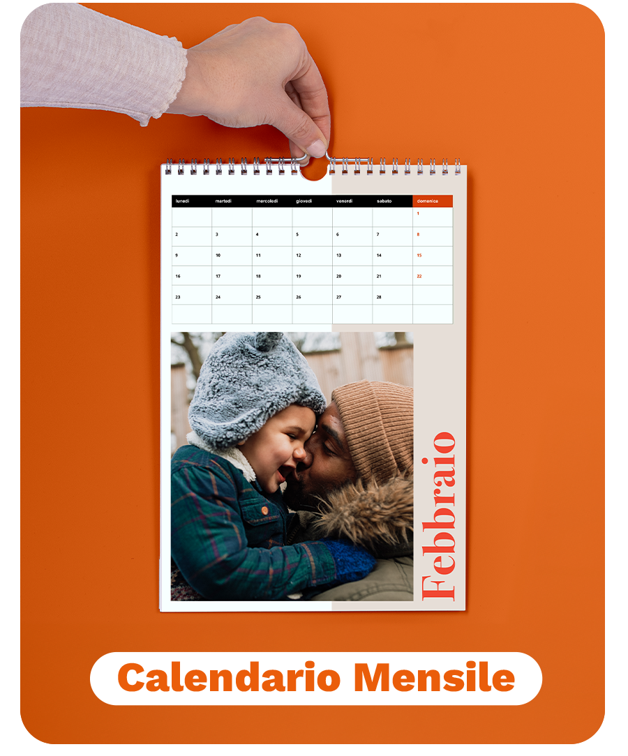 Calendario Mensile per segnare i buoni propositi
