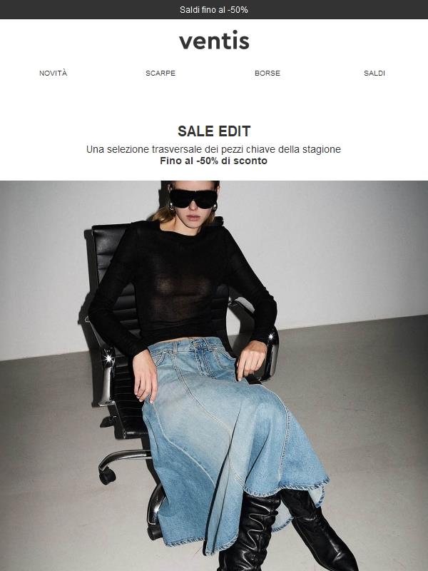 Saldi invernali: fino al -50%