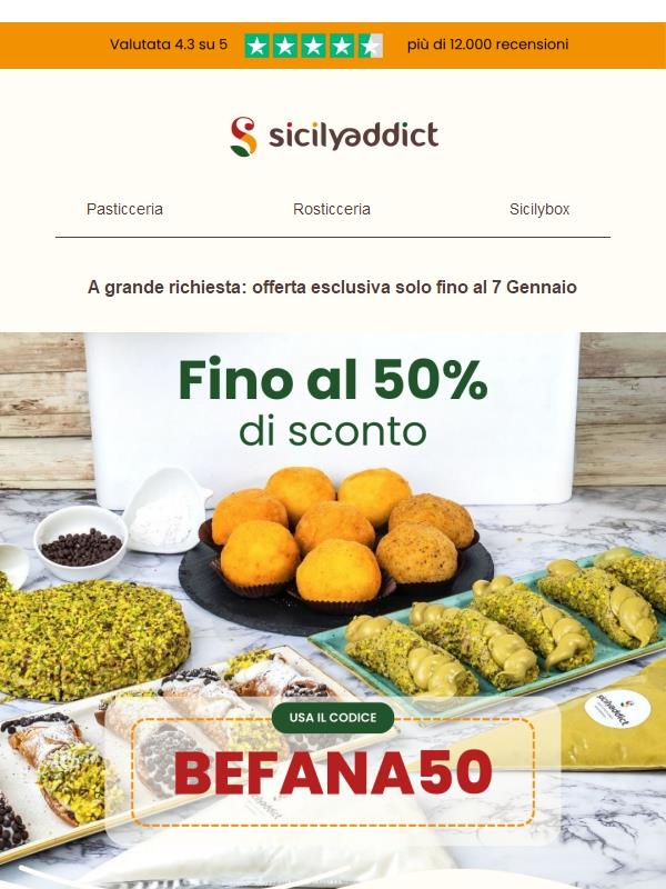 A grande richiesta 🎉 Fino al -50% 😍