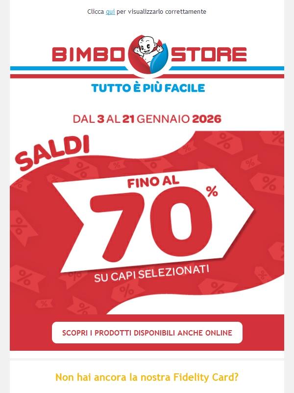 🛍️ SALDI da non perdere, tanti prodotti fino al 70%!