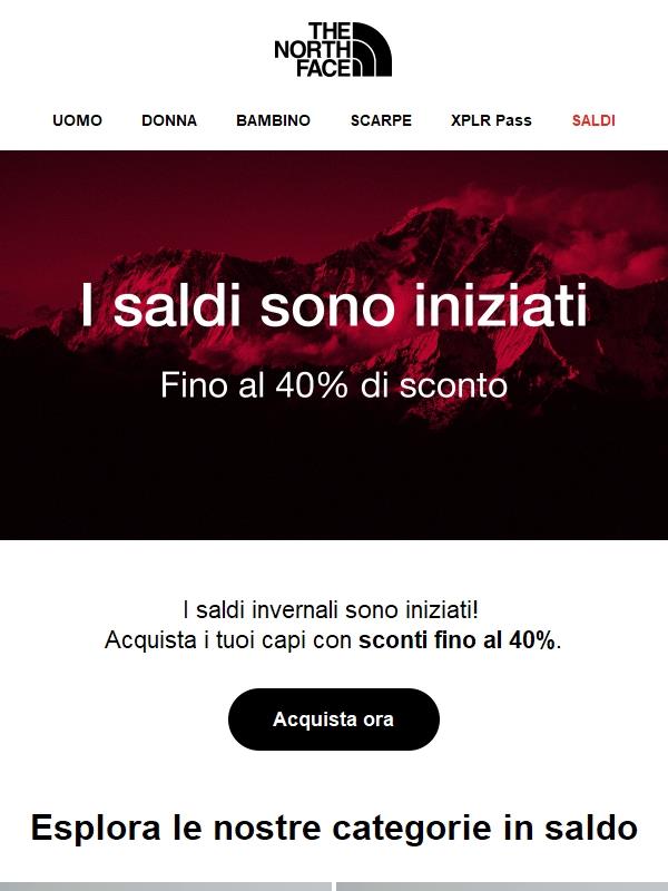 I saldi sono iniziati: fino al 40% di sconto! ❄️