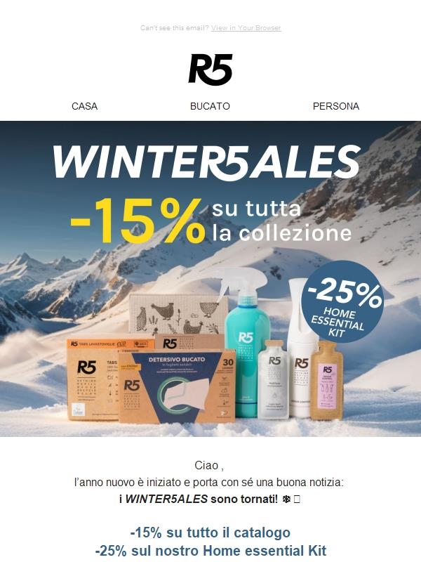 Sono arrivati i WINTERSALES! ❄️
