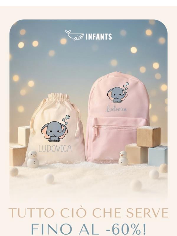 Ritorno all'asilo: tutto il necessario fino al -60%