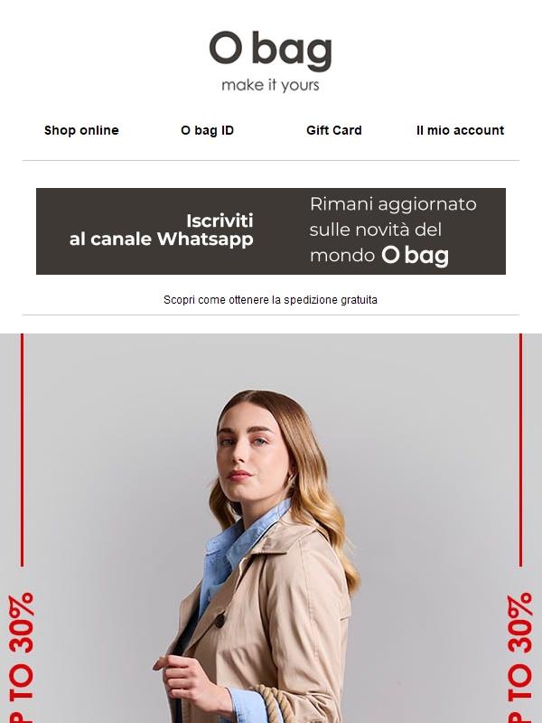 Saldi O Bag: scegli ora I tuoi modelli preferiti a prezzo speciale