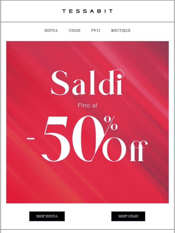 Inizia la stagione dei saldi!