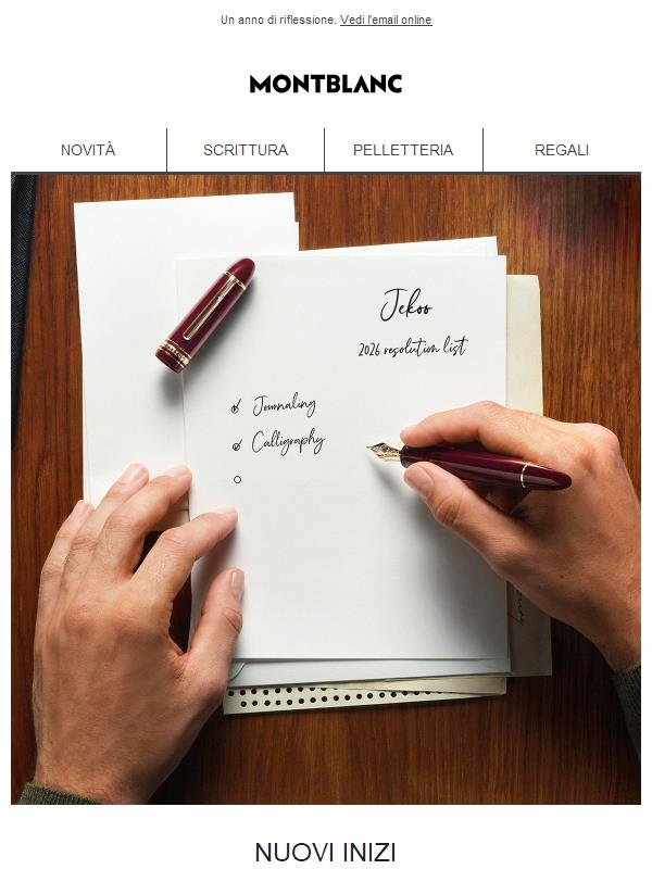 Inizia il 2026 con nuovi propositi