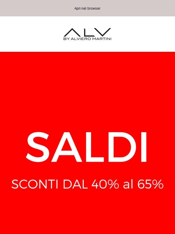 SALDI ALV | –40% sulla Nuova Collezione