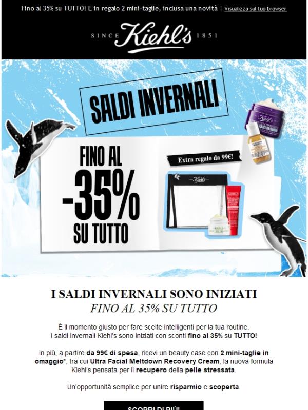 I saldi invernali iniziano ora ❄️