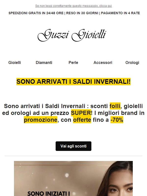 Saldi fino al -70%