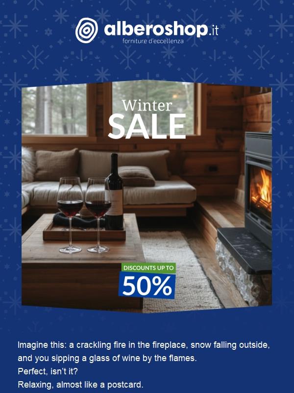 The mood is a mountain retreat.