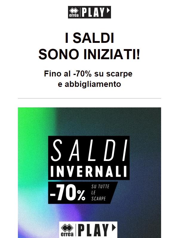 Saldi fino al -70%