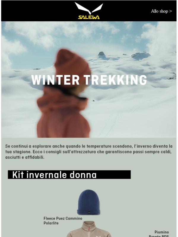 Hai tutto quello che ti serve per il trekking invernale?