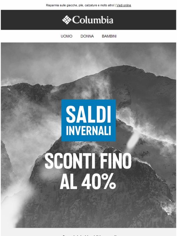 Saldi invernali❄️Fino al -40% subito!