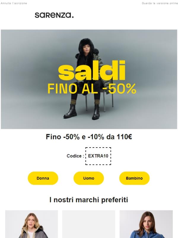 I Saldi sono di ritorno ✨